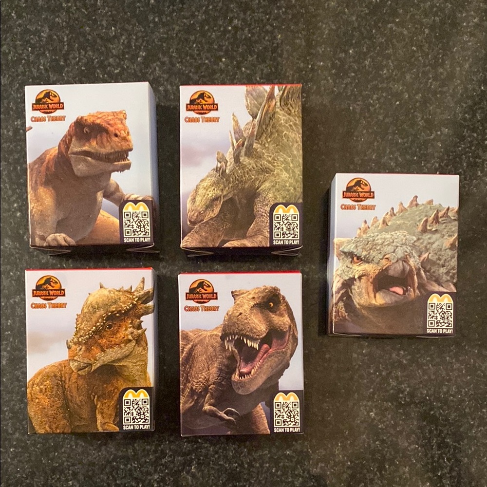Jurassic World McDonald's Happy Meal Toys